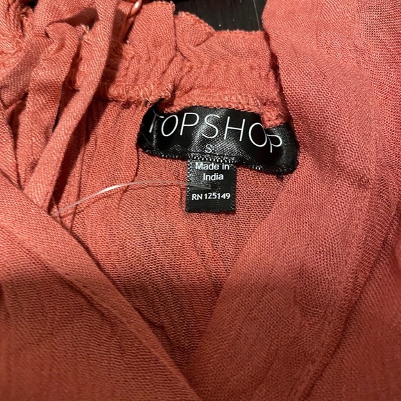 Topshop Blush Coverup Romper Surplice Wrap S NWT - Picture 3 of 7